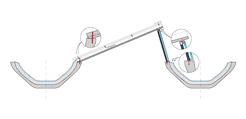 Particolare shed con coppelle in C.A. 01